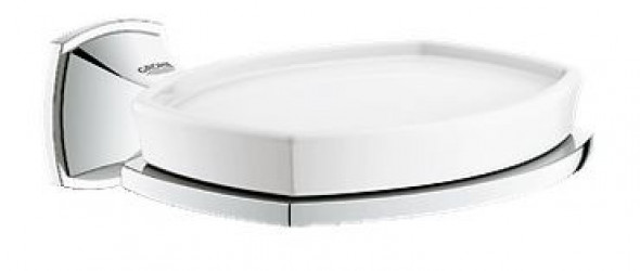 Grohe Grandera uchwyt z ceramiczną mydelniczką chrom 40628000