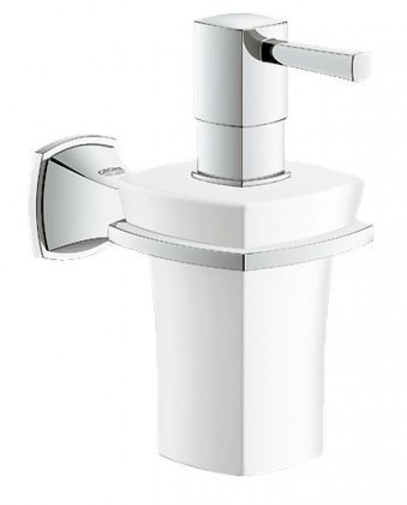 Grohe Grandera uchwyt z ceramicznym dozownikiem na mydło chrom 40627000
