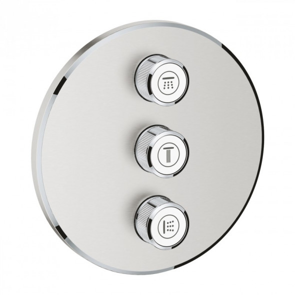 Grohe Grohtherm Smartcontrol potrójny zawór odcinający stal nierdzewna 29122DC0