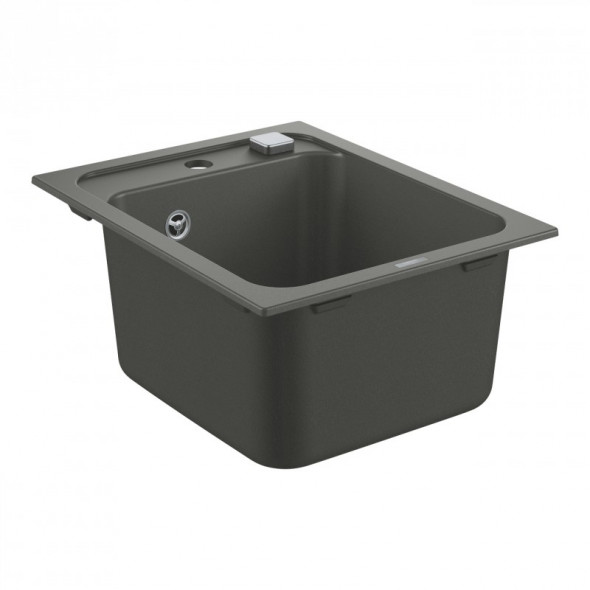 Grohe K700 zlewozmywak wpuszczany w blat 1 komora 40x50 cm szary granit 31650AT0