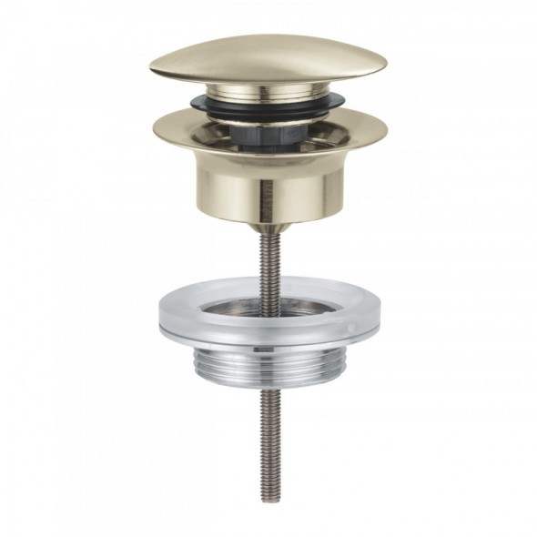 Grohe korek umywalkowy klik klak nikiel szczotkowany brushed polished nickel 65807EN0