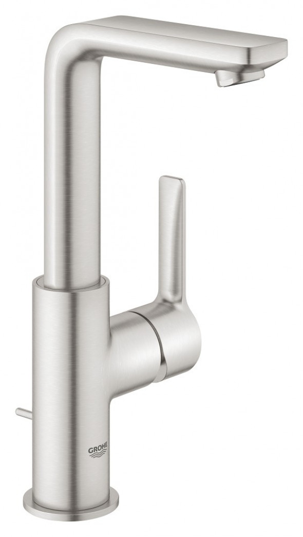 Grohe Lineare bateria umywalkowa L z korkiem automatycznym stal 23296DC1
