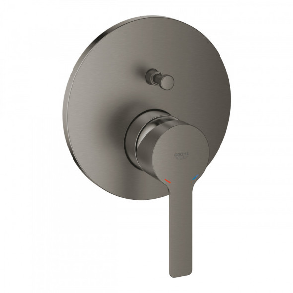 Grohe Lineare bateria wannowo-prysznicowa podtynkowa grafit szczotkowany Brushed Hard Graphite 24064AL1
