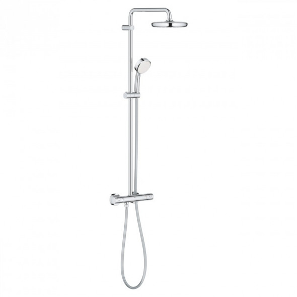 Grohe New Tempesta Cosmopolitan System 210 zestaw prysznicowy termostatyczny z deszczownicą chrom 27922001