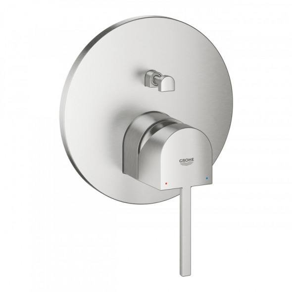 Grohe Plus bateria prysznicowo-wannowa podtynkowa stal nierdzewna 24060DC3