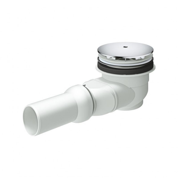 Grohe syfon zestaw odpływowy do brodzika poziomy chrom 49534000