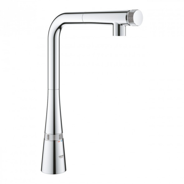 Grohe Zedra SmartControl bateria kuchenna zlewozmywakowa z wyciąganą wylewką chrom 31593002