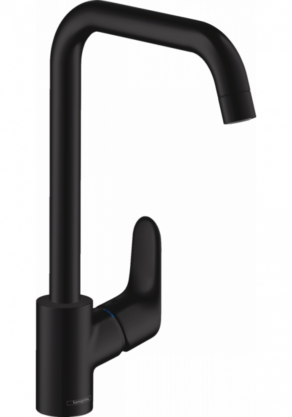 Hansgrohe 260 bateria kuchenna z obracaną wylewką czarny matowy 31820670