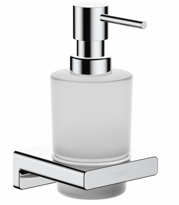 Hansgrohe AddStoris dozownik do mydła w płynie wiszący szkło matowe/chrom połysk 41745000