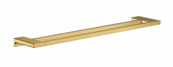 Hansgrohe AddStoris reling podwójny wieszak na ręcznik 64,8 cm złoty optyczny polerowany 41743990