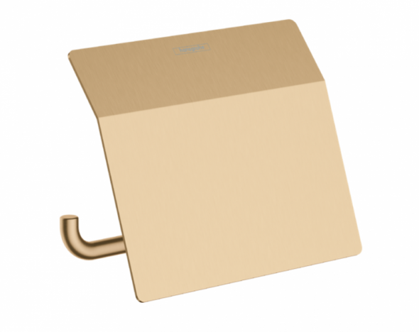 Hansgrohe AddStoris uchwyt na papier toaletowy z osłoną brąz szczotkowany 41753140