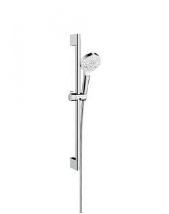 Hansgrohe Crometta 1jet Unica 0.65m EcoSmart zestaw prysznicowy biały/chrom 26535400