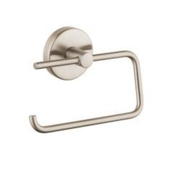 Hansgrohe Logis uchwyt na papier toaletowy bez pokrywy nikiel szczotkowany 40526820