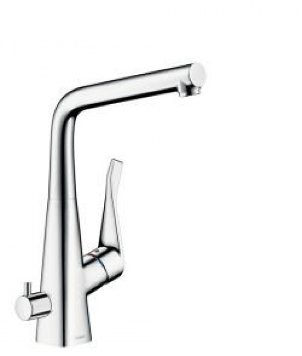 Hansgrohe Metris bateria kuchenna z zaworem umożliwiającym podłączenie pralki lub zmywarki chrom 14888000