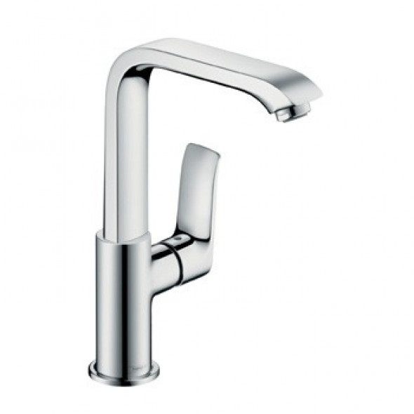 Hansgrohe Metris E2 bateria umywalkowa wysoka 230 z korkiem chrom 31087000