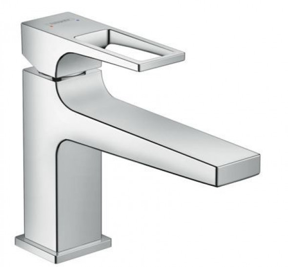 Hansgrohe Metropol Loop 100 bateria umywalkowa z korkiem push-open chrom 74502000