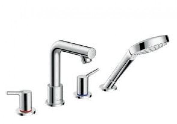 Hansgrohe Talis S bateria wannowa 4-otworowa chrom 72418000