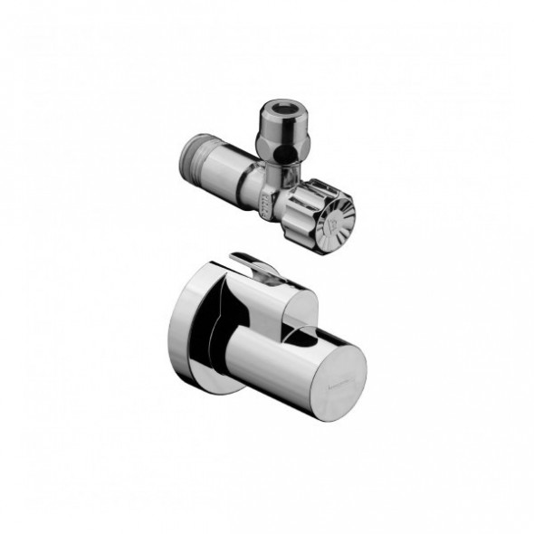 Hansgrohe zawór kątowy z osłoną chrom 13954000