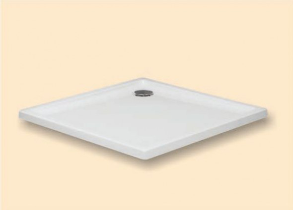 Huppe Xerano brodzik kwadratowy płaski 90x90 akryl biały 840302.055