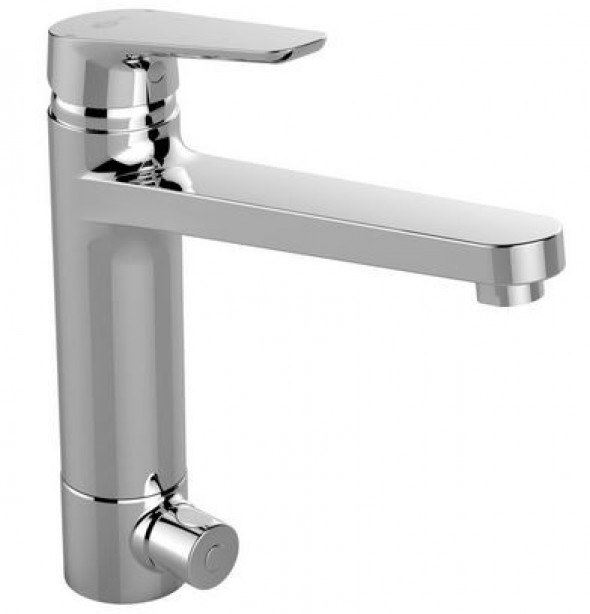 Ideal Standard Ceraplan III bateria kuchenna stojąca z zaworem do zmywarki chrom B0955AA