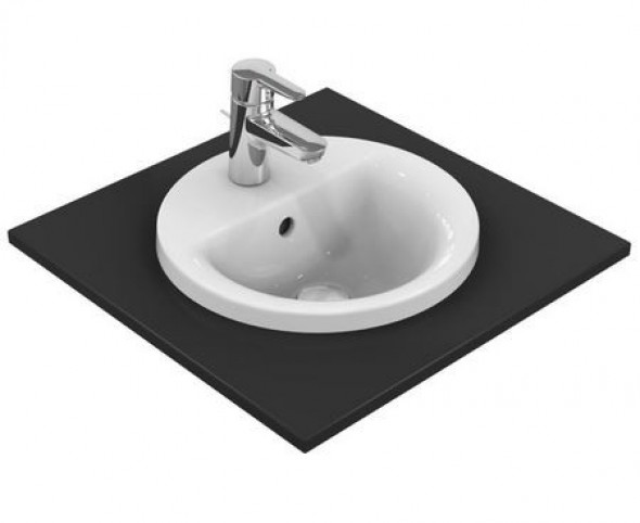 Ideal Standard Connect umywalka wpuszczana w blat 38x38 cm z otworem na baterię E504101
