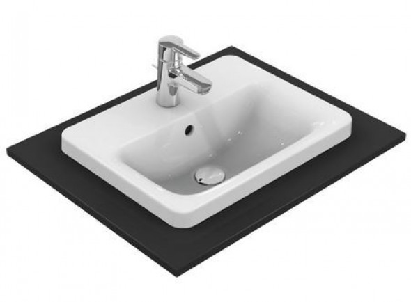 Ideal Standard Connect umywalka wpuszczana w blat 50x39 cm z otworem na baterię E504301
