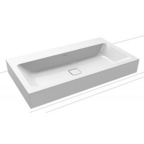 Kaldewei Cono umywalka nablatowa z otworem, bez przelewu 90x50 cm wys. rantu 40 mm 3086 902206013001