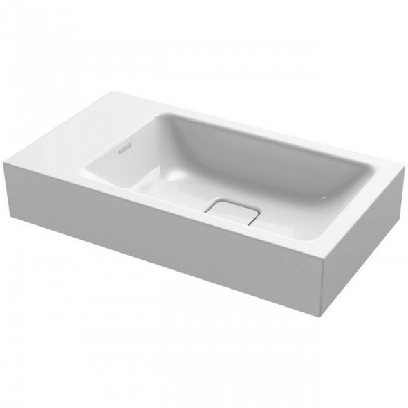 Kaldewei Cono umywalka wisząca bez otworu, bez przelewu lewa 55x30 cm 3073 908006433001
