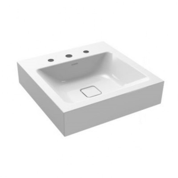 Kaldewei Cono umywalka wisząca z otworami bez przelewu 50x50 cm 3079 908606033001