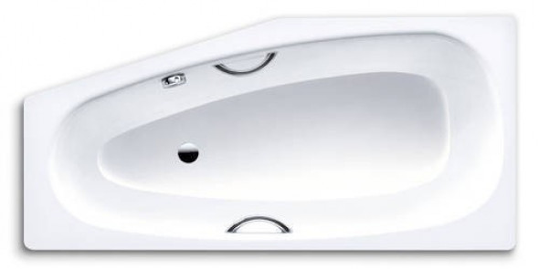 Kaldewei Mini wanna asymetryczna prawa z otworami na uchwyty 157x75 biały model 831 2247 0001 0001