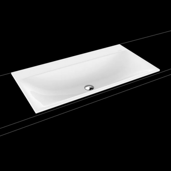 Kaldewei Silenio umywalka wpuszczana w blat bez otworu bez przelewu 90x46 cm 3038 907806313001