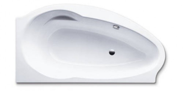 Kaldewei Studio wanna asymetryczna lewa z nośnikiem ze styropianu 170x90 biały model 828-2 2228 4804 0001