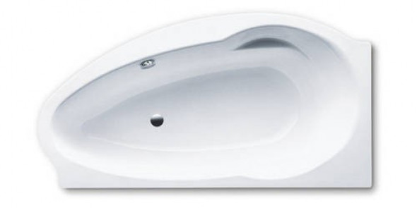 Kaldewei Studio wanna asymetryczna prawa z nośnikiem ze styropianu 170x90 biały model 826-2 2222 4804 0001