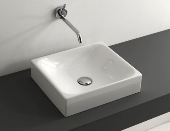 Kerasan Cento umywalka stawiana na blat 40x35 biały 3554