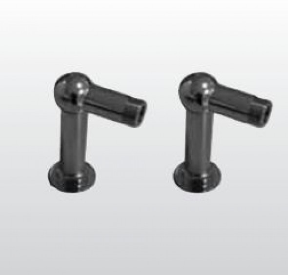 Kerasan Retro kolanka sztorcowe do baterii wannowej chrom 739690