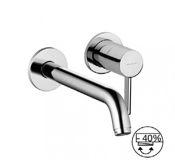 Kludi Bozz jednouchwytowa bateria umywalkowa 230mm ścienna chrom 382450576