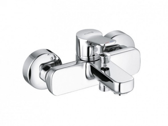 Kludi Pure&amp;amp;Easy bateria wannowa ścienna chrom 376810565
