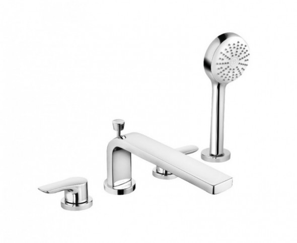 Kludi Pure&amp;amp;Solid bateria wannowa czterootworowa chrom 344230575