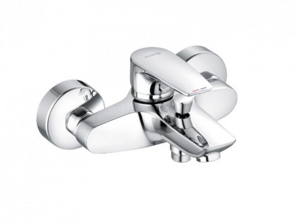Kludi Pure&amp;amp;Solid bateria wannowa ścienna chrom 346810575