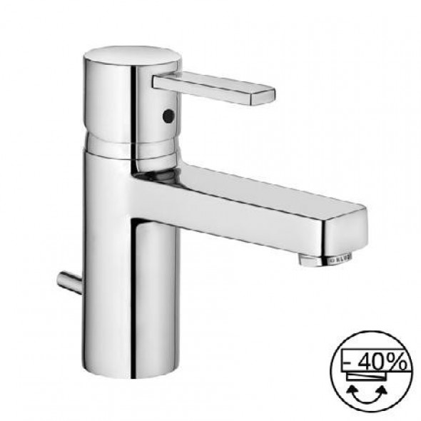 Kludi Zenta XL jednouchwytowa bateria umywalkowa z korkiem chrom 382600575