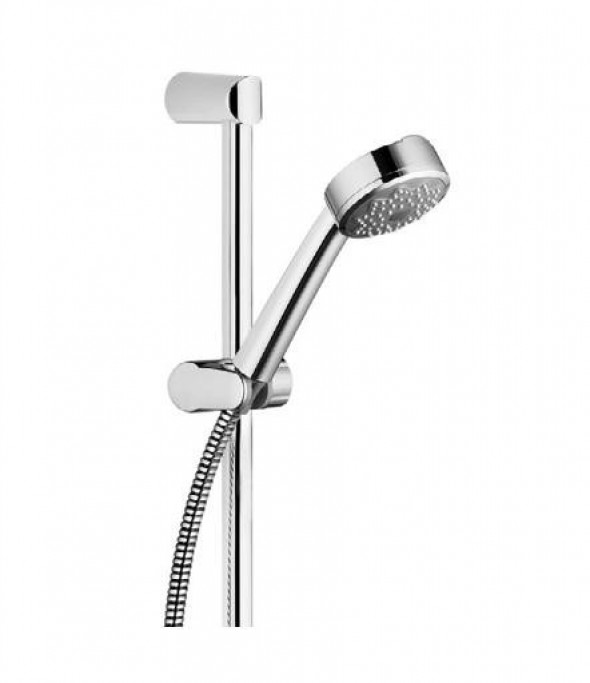 Kludi Zenta zestaw prysznicowy drążek 60cm słuchawka jednopozycyjna z wężem 160cm chrom 60 630 05-00