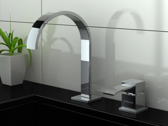 Kohlman Axis bateria umywalkowa 2-otworowa chrom QB205N