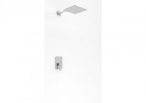 Kohlman Axis zestaw podtynkowy z deszczownicą kwadratową 30x30 cm chrom QW220NQ30