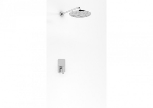 Kohlman Axis zestaw podtynkowy z deszczownicą okrągłą 25x25 cm chrom QW220NR25
