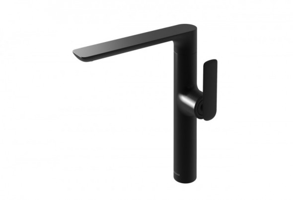 Kohlman Black Experience bateria umywalkowa wysoka czarny mat QB175EB