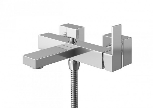 Kohlman Excelent bateria wannowa ścienna chrom QW110H