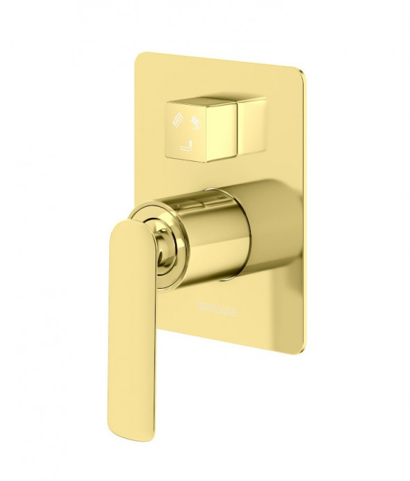 Kohlman Experience Gold bateria wannowo-prysznicowa podtynkowa 3-drożna złoty QW211EGD