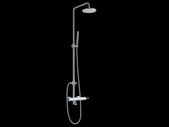 Kohlman Maxima zestaw prysznicowy z deszczownicą chrom QW276M