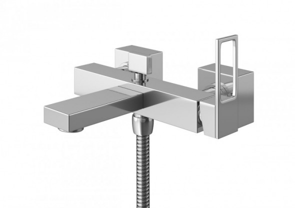 Kohlman Nexen natynkowa bateria wannowo-prysznicowa chrom QW110U