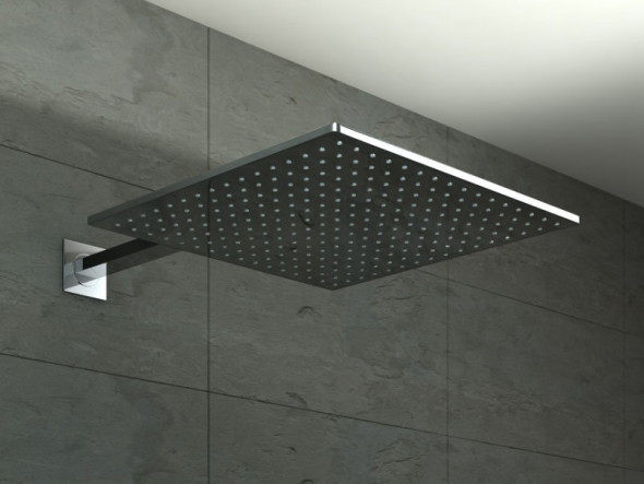 Kohlman Q35 deszczownica kwadratowa 35x35 z ramieniem ściennym chrom Q35 + WQ